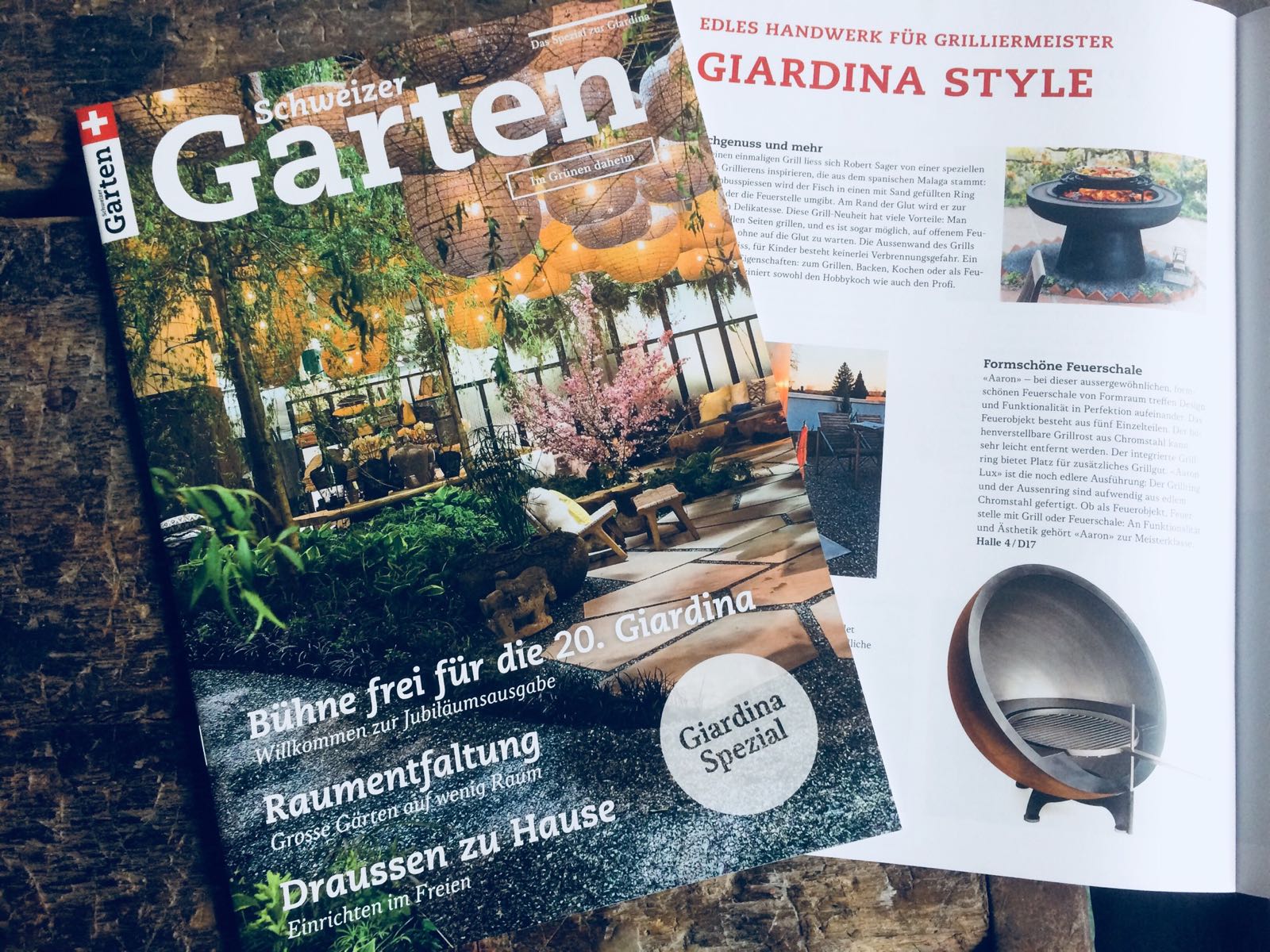 AARON im Schweizer Garten